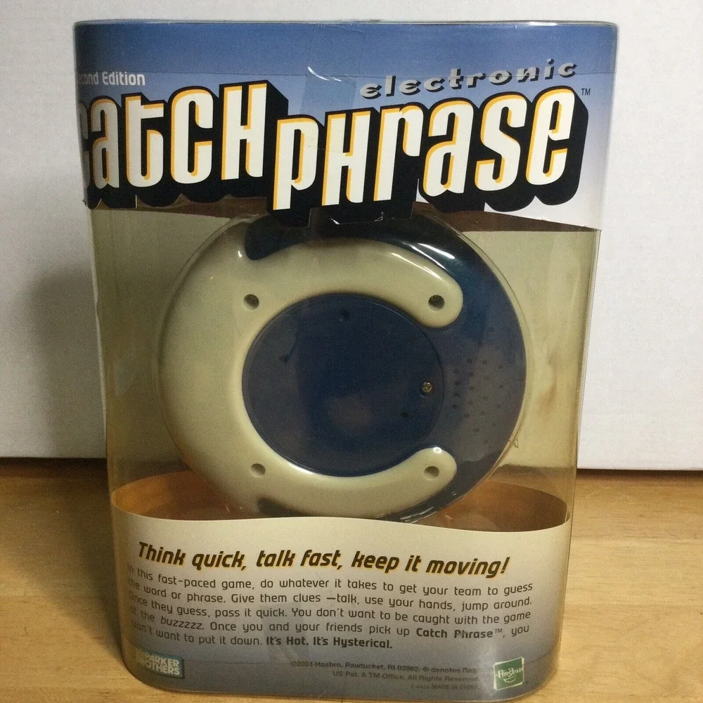 NEW‎ SEALED Hasbro Catch Phrase 2004 2nd Edition Electronic Handheld Party Game